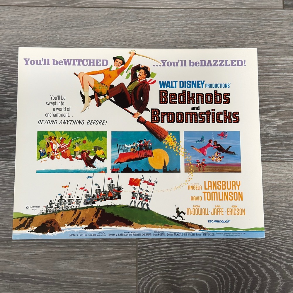 Original 1971 Disney Bedknobs & Broomsticks 11x14 Lobby Card Angela Lansbury